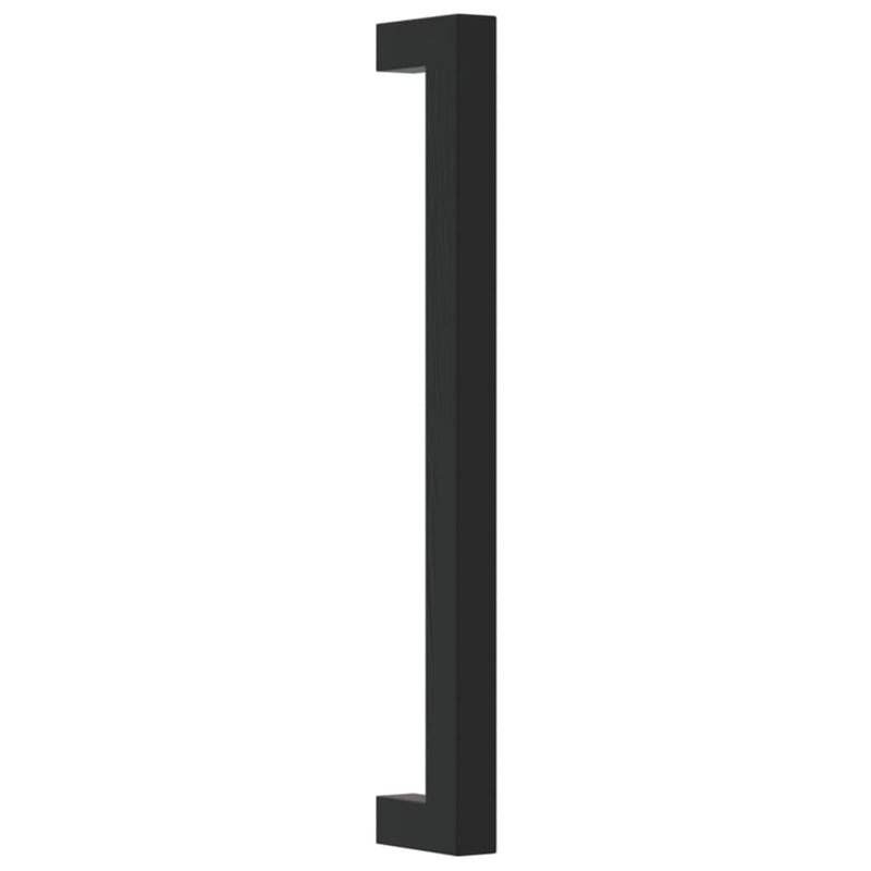 Mânere de dulap, 20 buc., negru, 192 mm, oțel inoxidabil