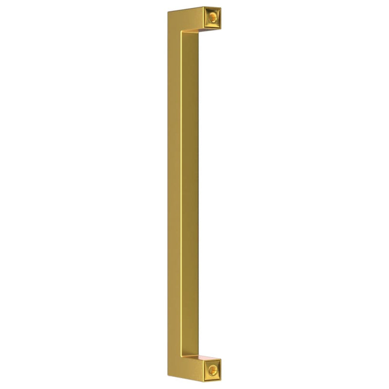 Mânere de dulap, 10 buc., auriu, 192 mm, oțel inoxidabil