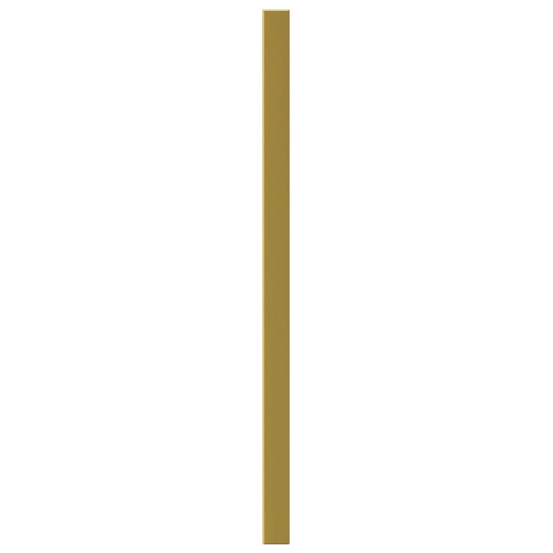 Mânere de dulap, 10 buc., auriu, 224 mm, oțel inoxidabil