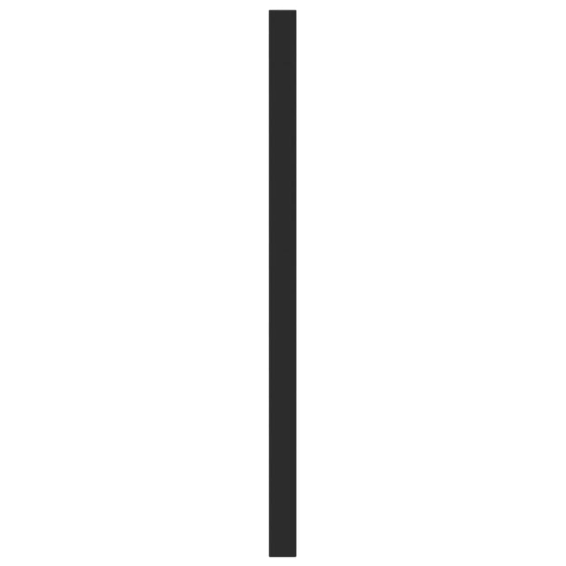 Mânere de dulap, 10 buc., negru, 224 mm, oțel inoxidabil