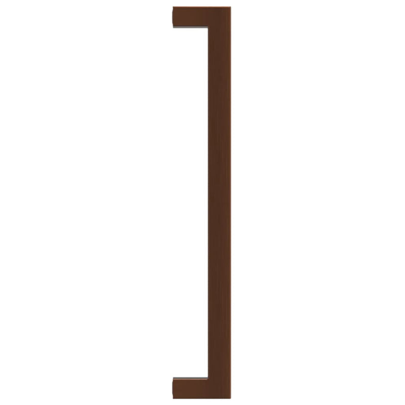 Mânere de dulap, 10 buc., bronz, 224 mm, oțel inoxidabil