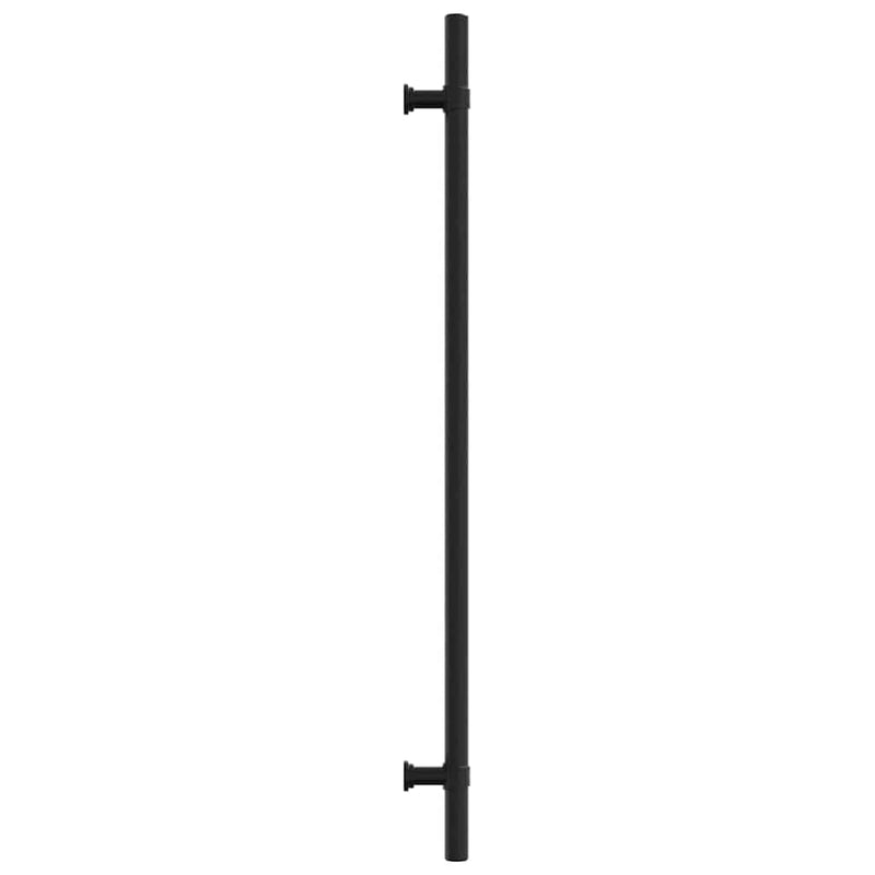 Mânere de dulap, 20 buc., negru, 320 mm, oțel inoxidabil
