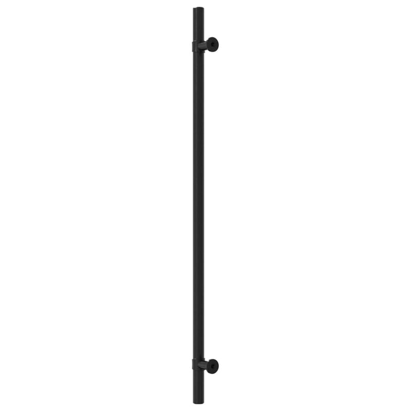 Mânere de dulap, 20 buc., negru, 320 mm, oțel inoxidabil