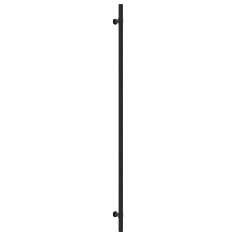 Mânere de dulap, 20 buc., negru, 480 mm, oțel inoxidabil