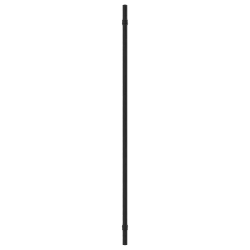Mânere de dulap, 20 buc., negru, 480 mm, oțel inoxidabil