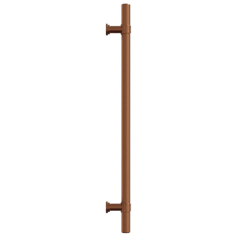 Mânere de dulap, 10 buc., bronz, 224 mm, oțel inoxidabil