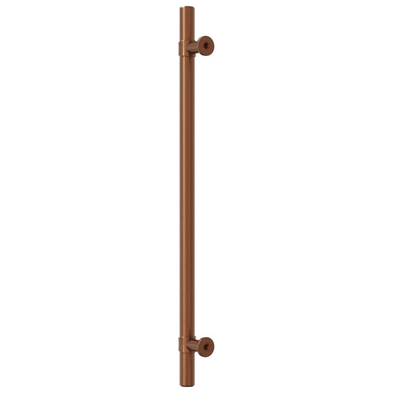 Mânere de dulap, 10 buc., bronz, 224 mm, oțel inoxidabil
