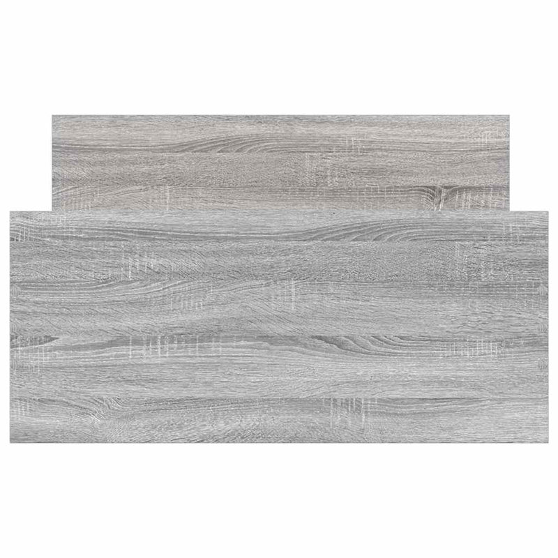 Cadru de pat mic single sonoma gri 75x190 cm lemn prelucrat