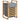 Coș de rufe cu sac gri 32x30x36,5 cm, bambus