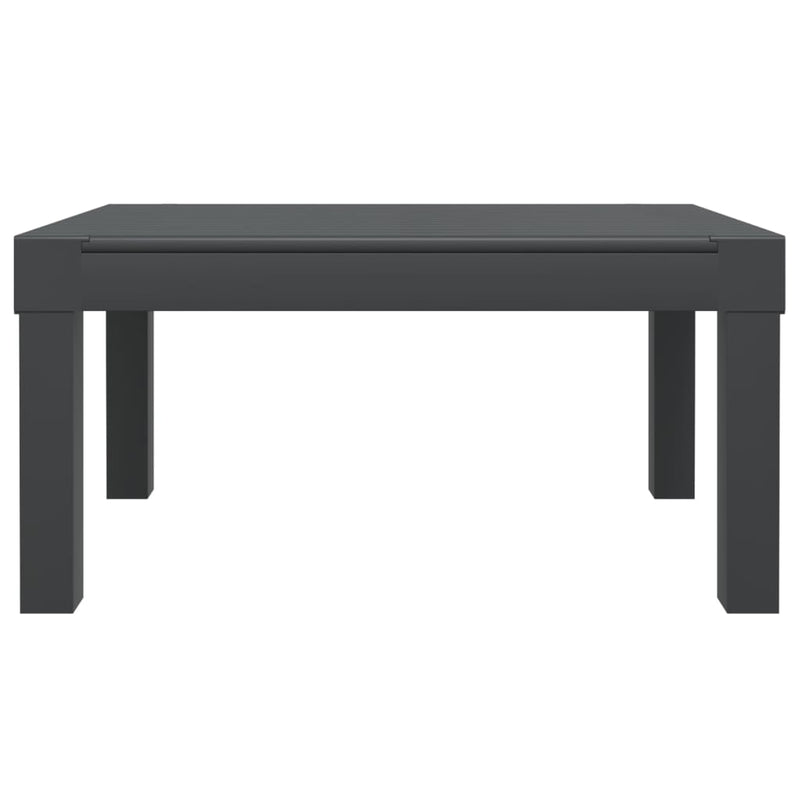 Set mobilier de grădină cu perne, 3 piese, antracit, PP