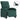 Fotoliu rabatabil electric, verde închis, material textil