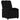 Fotoliu rabatabil electric, negru, material textil