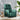 Fotoliu electric de masaj rabatabil, verde închis, textil