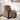 Fotoliu rabatabil electric, maro, material textil