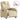 Fotoliu rabatabil electric, crem, material textil