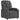 Fotoliu rabatabil electric, negru, material textil