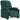 Fotoliu rabatabil electric, verde închis, material textil