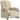 Fotoliu rabatabil electric, crem, material textil