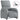 Fotoliu rabatabil electric, gri deschis, textil