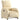 Fotoliu rabatabil electric, crem, material textil