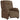 Fotoliu rabatabil electric, maro, material textil