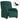 Fotoliu rabatabil electric, verde închis, material textil