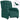 Fotoliu rabatabil electric, verde închis, material textil