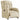 Fotoliu rabatabil electric, crem, material textil