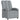 Fotoliu rabatabil gri deschis, material textil