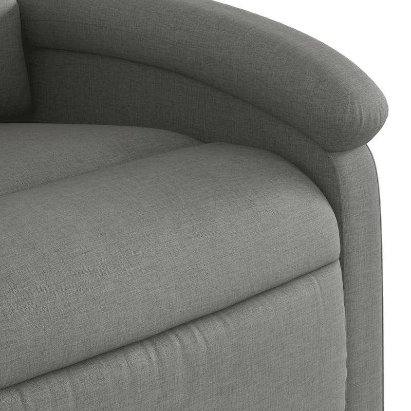 Fotoliu rabatabil gri închis, material textil