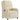 Fotoliu rabatabil, material textil crem
