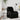 Fotoliu reclinabil cu masaj, piele ecologică neagră