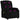 Fotoliu reclinabil cu masaj, material textil negru
