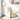 Fotoliu rabatabil, material textil crem
