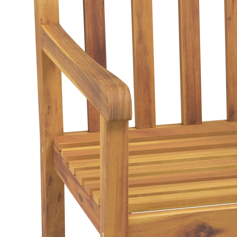 Scaune de grădină 4 buc. natural Lemn Solid de Acacia Stivuibil