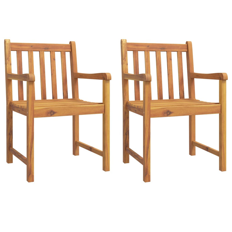 Set mobilier de grădină, 3 piese, lemn masiv de acacia