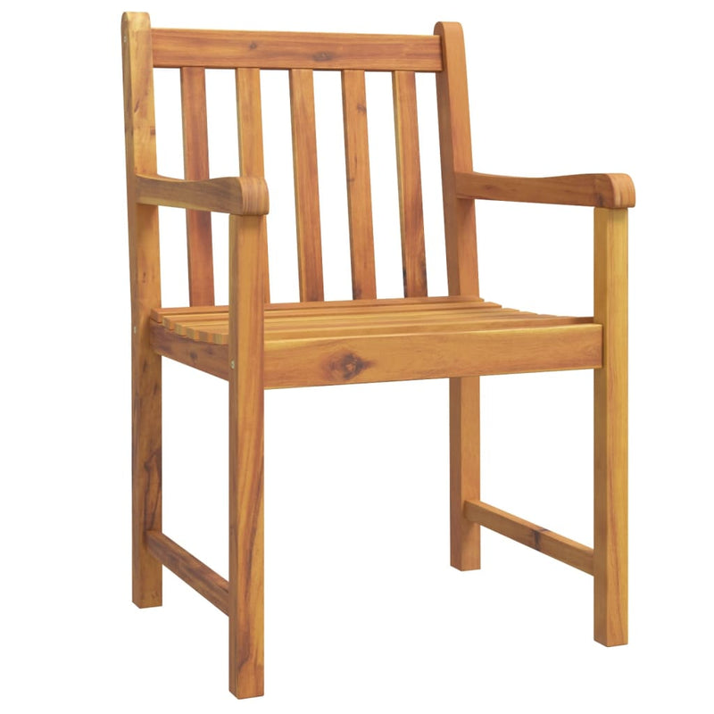 Set mobilier de grădină, 5 piese, lemn masiv de acacia