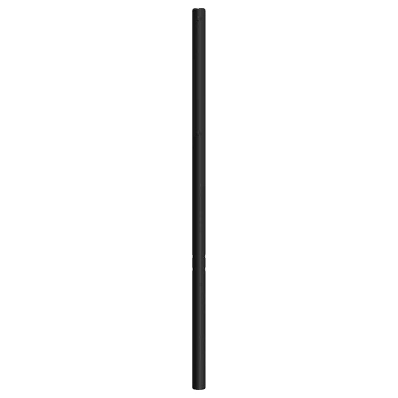 Tăblie de pat de schimb metalică, negru, 200 cm