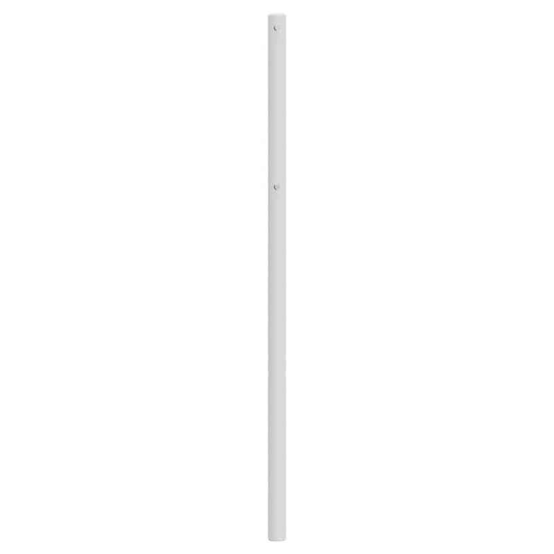 Tăblie de pat de schimb metalică, alb, 135 cm