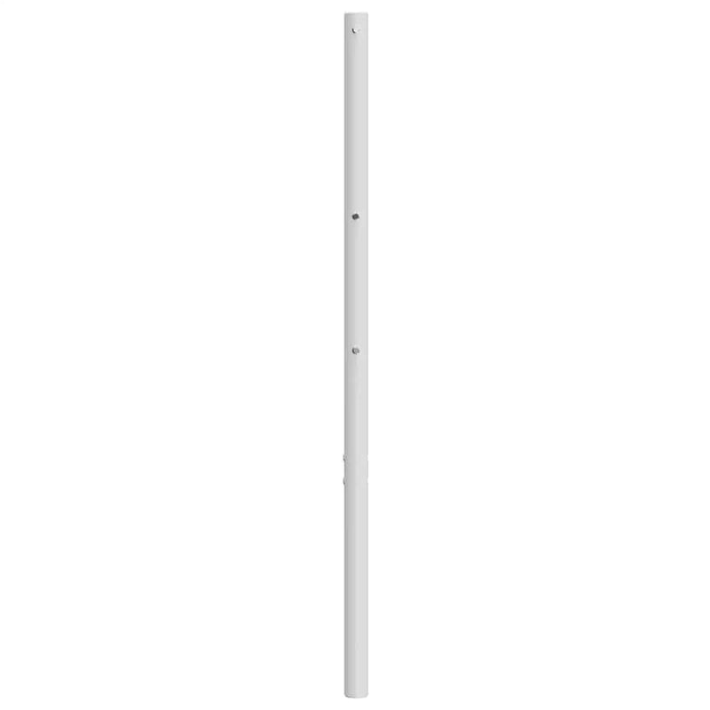 Tăblie de pat de schimb metalică, alb, 150 cm