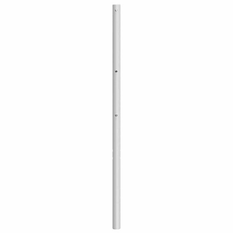 Tăblie de pat de schimb metalică, alb, 200 cm