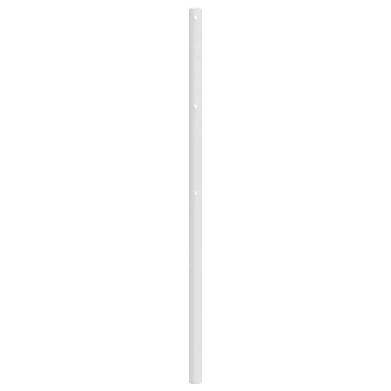 Tăblie de pat de schimb metalică, alb, 193 cm