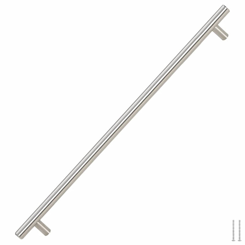 Mânere de dulap, 5 buc., argintiu, 480 mm, oțel inoxidabil