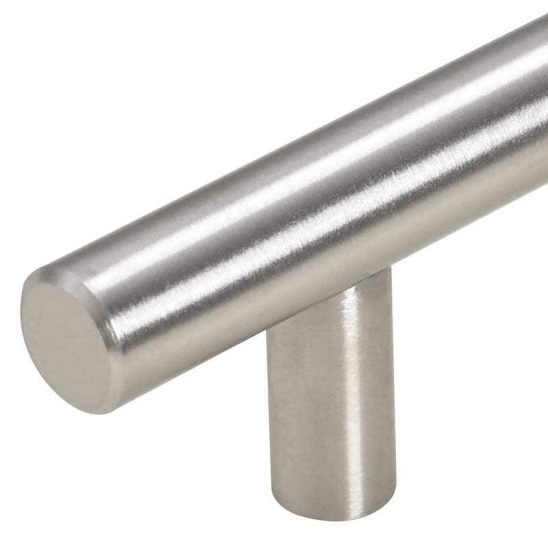 Mânere de dulap, 5 buc., argintiu, 480 mm, oțel inoxidabil