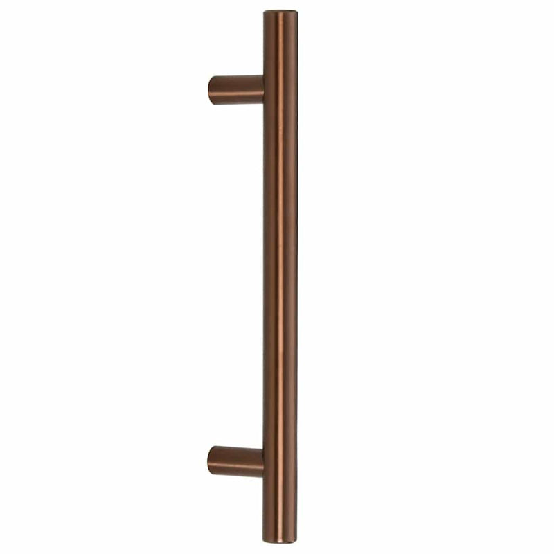 Mânere de dulap, 10 buc., bronz, 128 mm, oțel inoxidabil