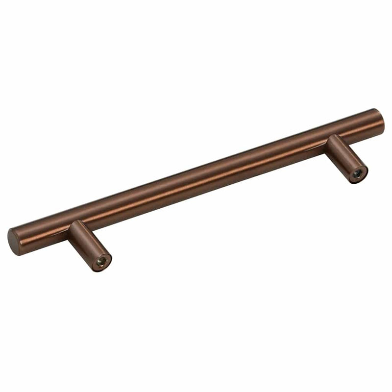 Mânere de dulap, 10 buc., bronz, 128 mm, oțel inoxidabil