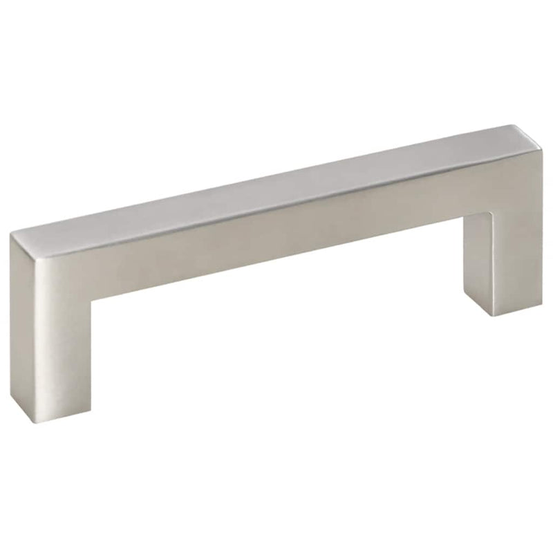 Mânere de dulap, 10 buc., argintiu, 96 mm, oțel inoxidabil