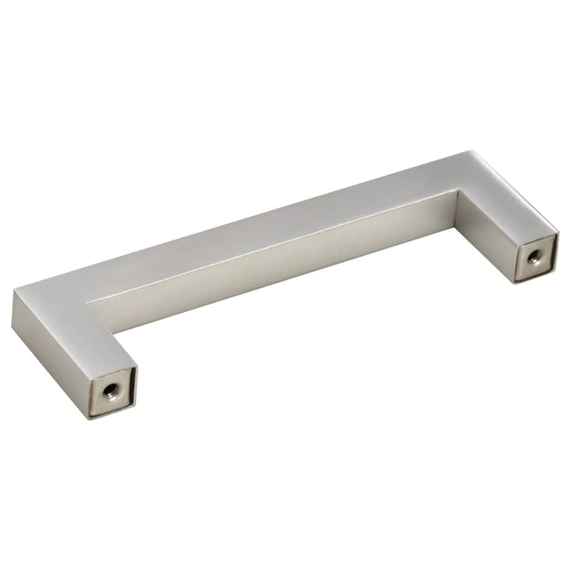 Mânere de dulap, 10 buc., argintiu, 96 mm, oțel inoxidabil