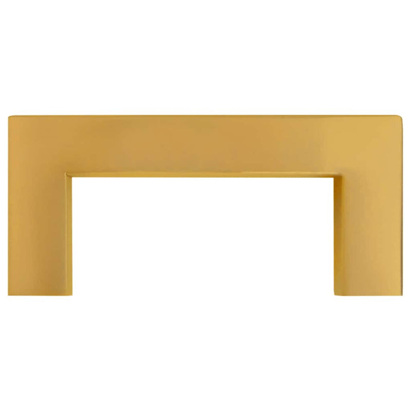 Mânere de dulap, 10 buc., auriu, 64 mm, oțel inoxidabil