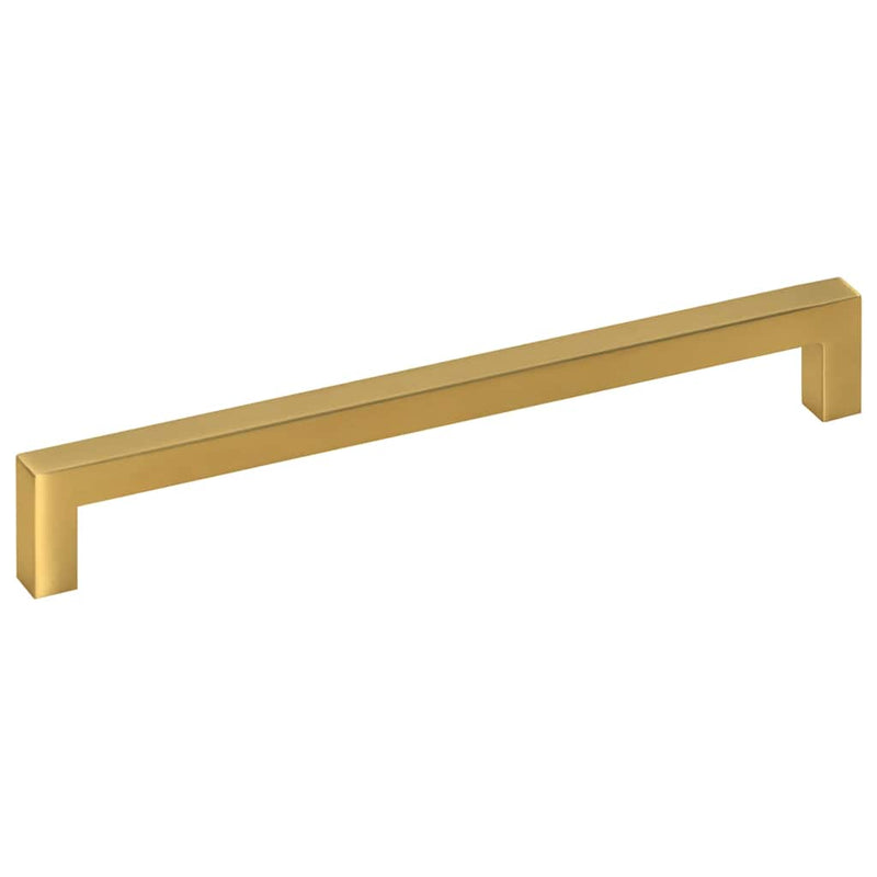 Mânere de dulap, 5 buc., auriu, 224 mm, oțel inoxidabil